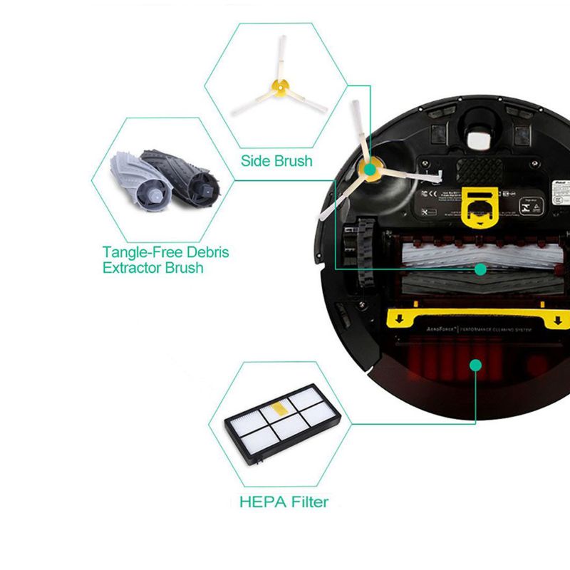 Bộ Phụ Kiện Thay Thế Cho Roomba 800 Series