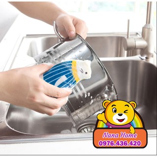 Miếng mút rửa bát hình thú / Giẻ rửa bát hình thú