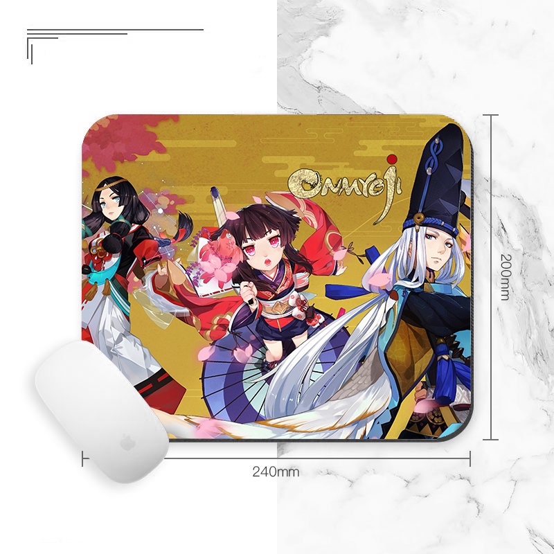 Miếng lót chuột IN HÌNH Âm dương sư Onmyoji game chibi tiện lợi xinh xắn