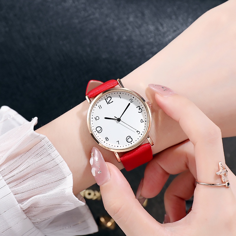 Đồng Hồ Nữ Chính Hãng Gogoey TD1 Dây Da Cao Cấp Thời Trang Đẹp Giá Rẻ