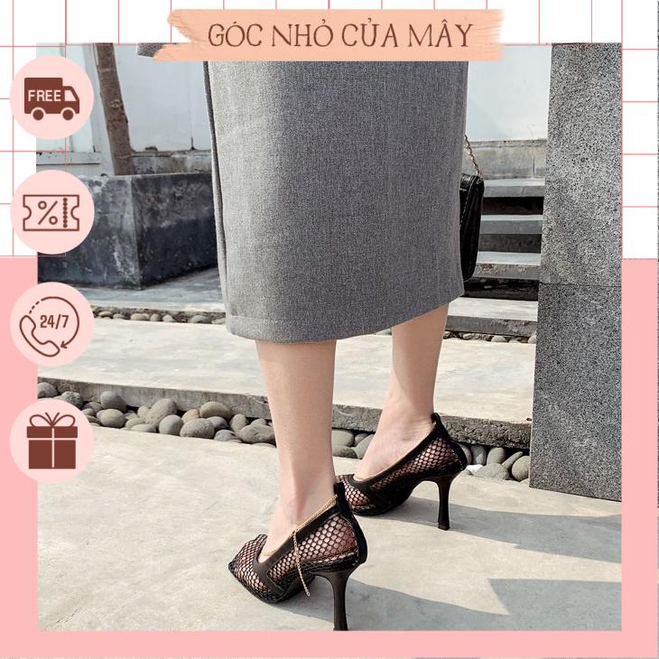 Giày Cao Gót Nữ Phong Cách Âu Mỹ Thời Trang Cho Mùa Hè GNCM2