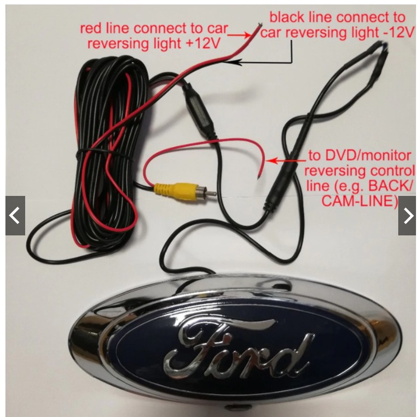 Biểu tượng logo Ford kiêm camera sau xe ô tô Ford Ranger | BigBuy360 - bigbuy360.vn