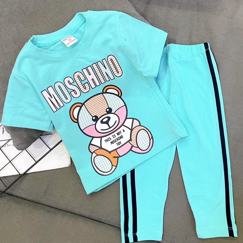 Đồ bộ bé gái size đại 23-40kg thể thao thun cotton 4 chiều Jennie kids J494