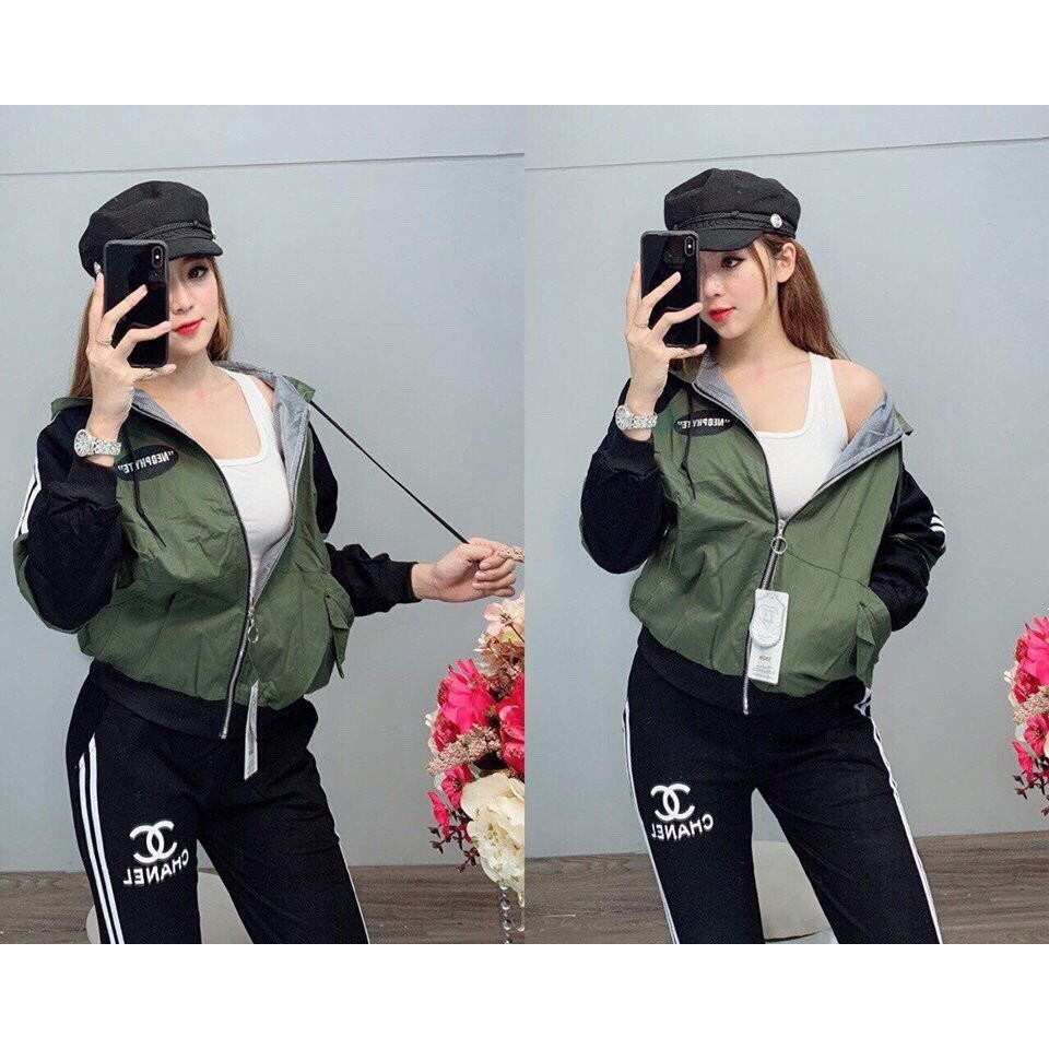 Áo khoát nữ gió dù 2 lớp chống nắng Neotype nhiều màu đẹp cá tính siêu chất thời trang