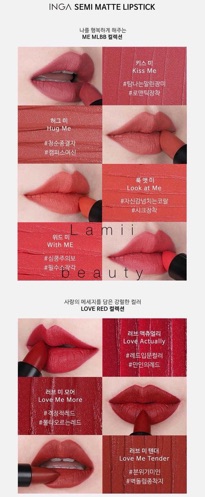 Son INGA Semi Matte Lipstick