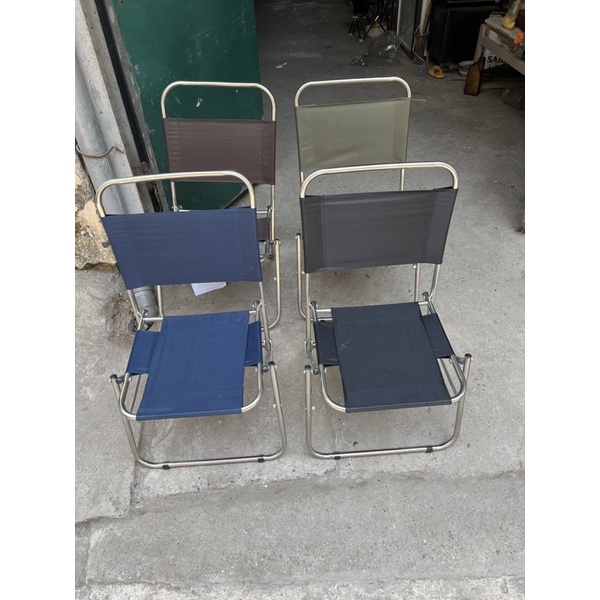 ghế inox tiện dụng ngồi dã ngoại trà đá đi câu