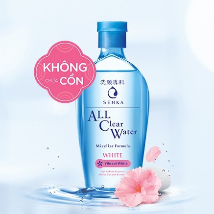 Nước Tẩy Trang Senka Micellar Dưỡng Trắng All Clear Water Micellar Formula White 230ml | BigBuy360 - bigbuy360.vn