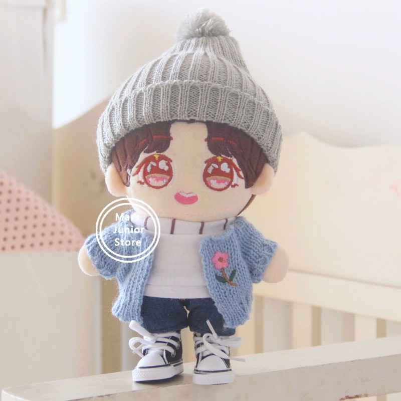 Búp Bê Nhồi Bông Kiểu Bts Exo 20cm Dễ Thương Xinh Xắn