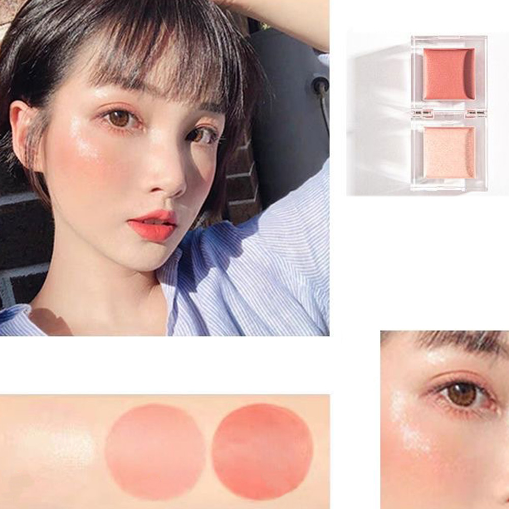 [Hàng mới về] Kem bắt sáng hai màu óng ánh trang điểm mặt và cơ thể