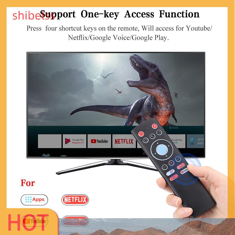 （ʚshibelss）T1+ Voice Remote Control  2.4G Wireless Air Mouse Gyro for Android TV Box