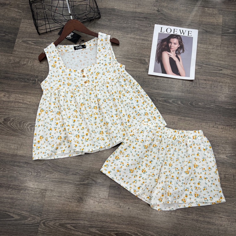 Set bộ cotton linen siêu mát