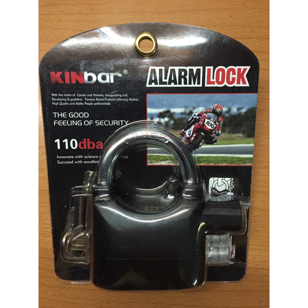 Ổ khóa chống trộm cao cấp KINBAR có còi báo động