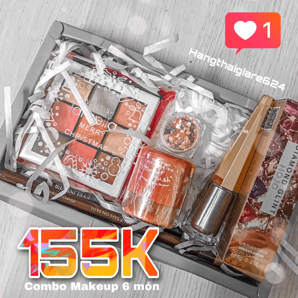 [-20k-TAMDOAN20] Bộ Trang điểm Make-up 6 Món Tiện Lợi Chuyên Nghiệp Đầy Đủ Tone Cam | BigBuy360 - bigbuy360.vn