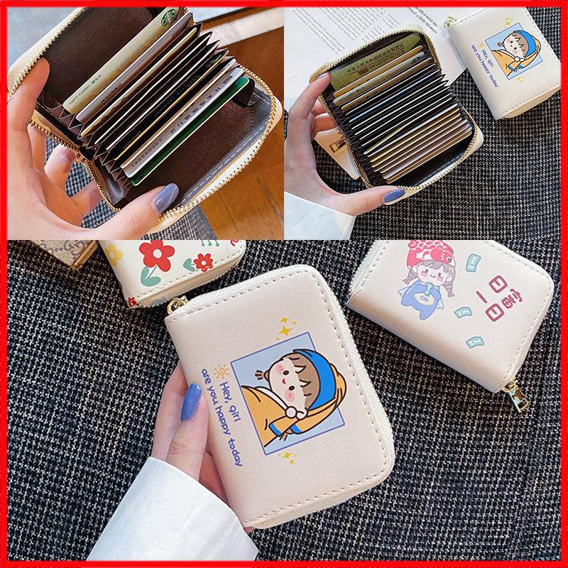 Ví nữ mini ví nữ cầm tay ví nữ cao cấp ví nữ đẹp ví nữ thời trang ví nữ đựng tiền Ví Đựng Thẻ Nhiều Ngăn Sức Chứa Lớn Chống Trộm Phong Cách Hàn Quốc