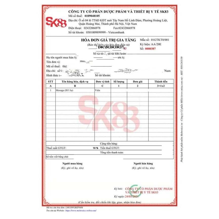 Mosaga - Hỗ trợ tăng cường hệ thống miễn dịch, tăng sức đề kháng cho cơ thể ( lọ 60 viên)