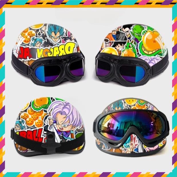 Sticker Dragon Ball - 7 Viên Ngọc rồng, Dán Nón Bảo Hiêm, Điện Thoại, Laptop, Chống Nước, Chống Bay Màu