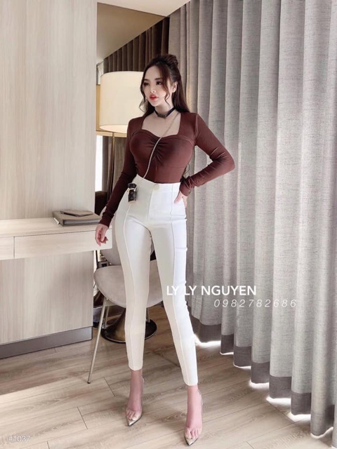 Quần Skinny Gân nữ siêu đẹp