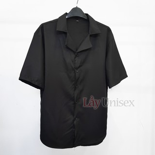 Sơ mi nam nữ basic cổ vest