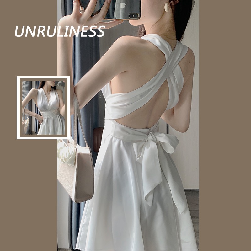 Đầm hai dây nữ dáng xòe Emilyshop