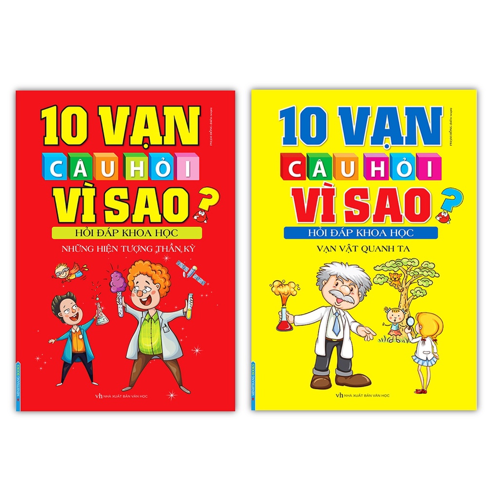 Sách - Combo 2 cuốn 10 vạn câu hỏi vì sao hỏi đáp khoa học những hiện tượng thần kỳ và Hỏi đáp khoa học vạn vật quanh ta
