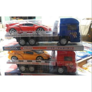 Đồ chơi xe ô tô tải chở xe ô tô con cho bé