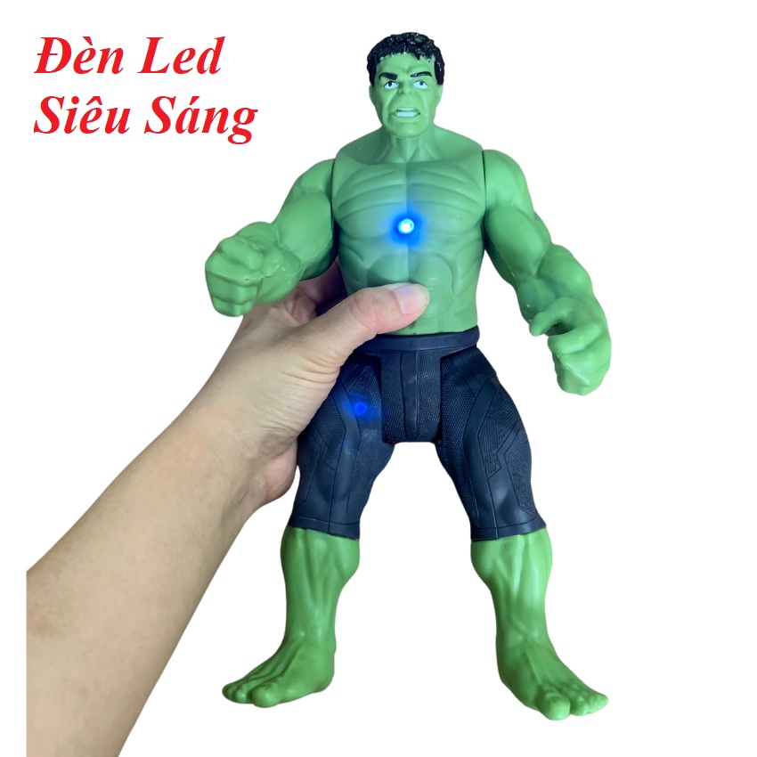 Đồ Chơi Siêu Anh Hùng Avenger 2 Có Đèn Phát Sáng Đỏ Nhựa An Toàn Cao Cấp