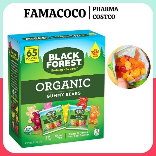 Kẹo dẻo hữu cơ Black Forest Organic Kẹo gấu mỹ vị trái cây tự nhiên an toàn không chất bảo quản FAMACOCO
