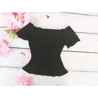 Áo croptop nữ, áo thun trễ vai siêu xinh siêu hạt dẻ 💋💋💋