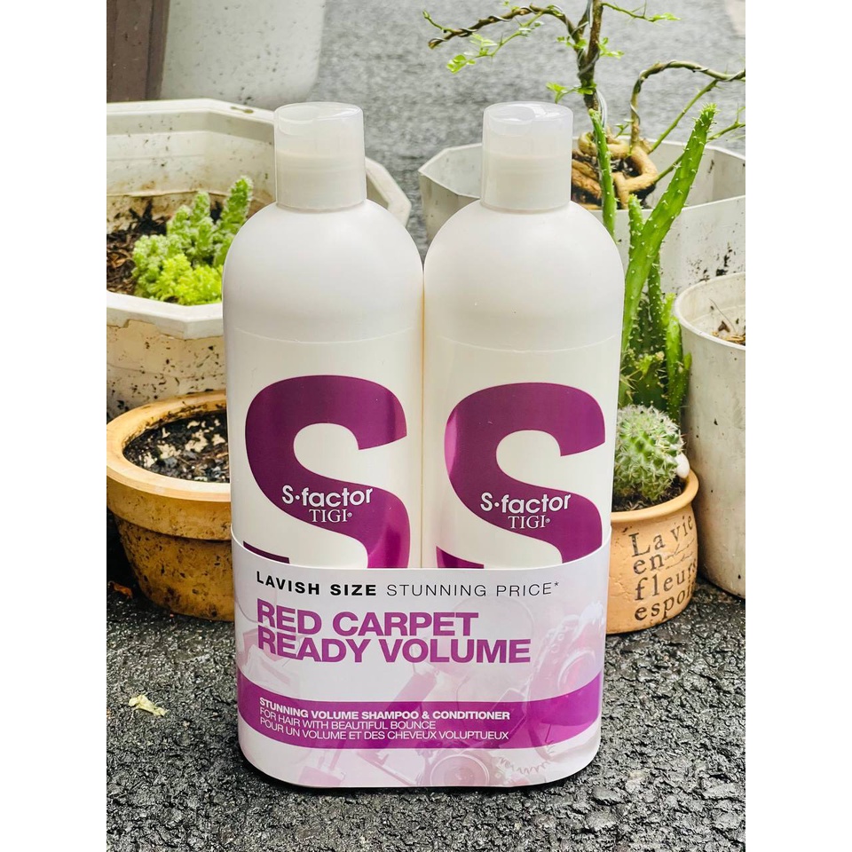 Cặp dầu gội xả Tigi Trắng S Factor phiên bản mới chống rụng tóc suôn mềm siêu mượt tạo độ phồng tóc bồng bềnh 750ml Mỹ
