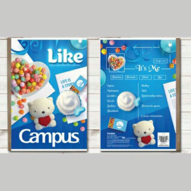 Vở Campus Gift. Campus Season 120 trang