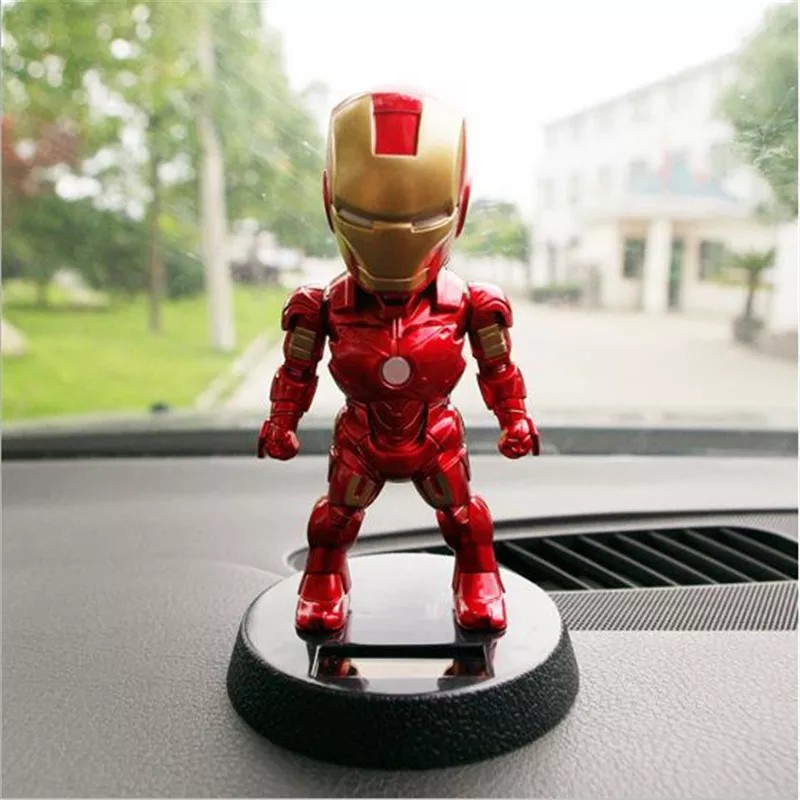 Mô Hình IRONMAN cử động được đầu-Đỏ/Xanh