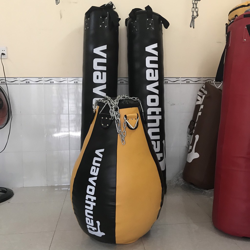 Vỏ bao cát bao đấm quả lê, bao cát giọt nước  tập võ Muaythai Boxing Kickboxing MMA Võ Cổ truyền giá rẻ 1 mét