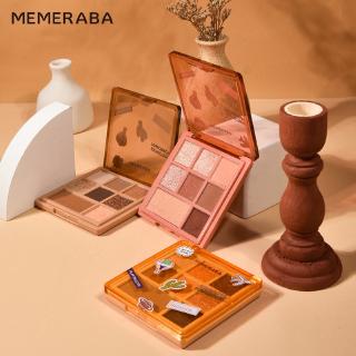 [Hàng mới về] Bảng Phấn Mắt Memeraba 8 Màu Tông Đất Lấp Lánh Trang Điểm Đa Năng