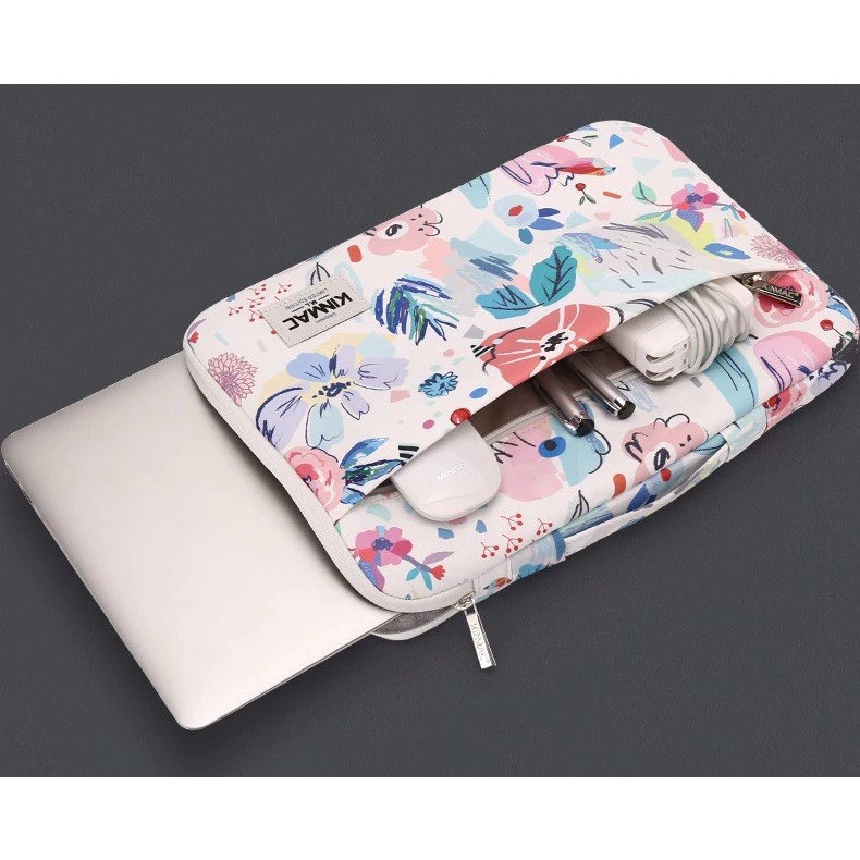 Túi chống sốc Laptop, Macbook KAYOND/ KINMAC  cao cấp, 3 ngăn, đệm nhung dày, chống sốc tuyệt đối