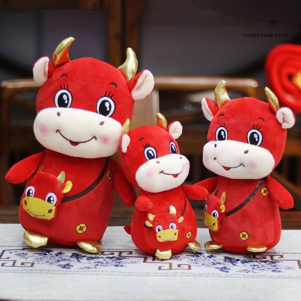 đồ chơi nhồi bông Hình Bò Sữa Đáng Yêu