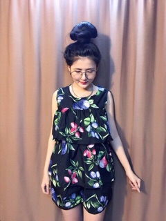 ĐỒ BỘ KATE QUẦN SHORT ÁO TẦNG
