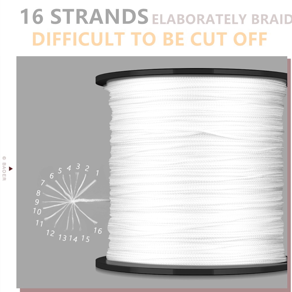 Cuộn Dây Câu Cá Bện 16 Sợi X16 100M Nhiều Màu