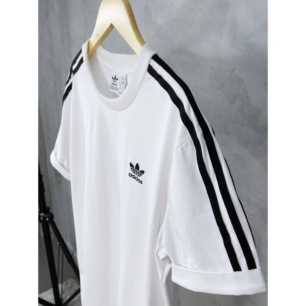 (HÀNG XUẤT XỊN) Váy / Đầm das trắng 3 sọc 1799 ADICOLOR 3-STRIPES DRESS WHITE Made in Cambodia full tag code