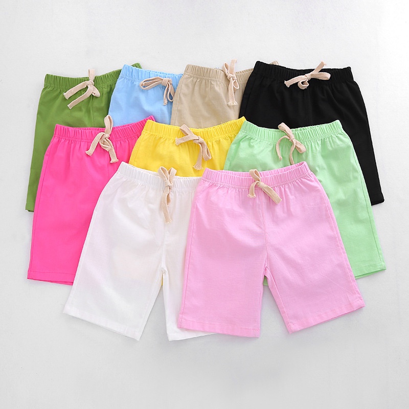 Quần Short Cotton + VảI Lanh MùA Hè Cho Bé Trai (3-7 TuổI)