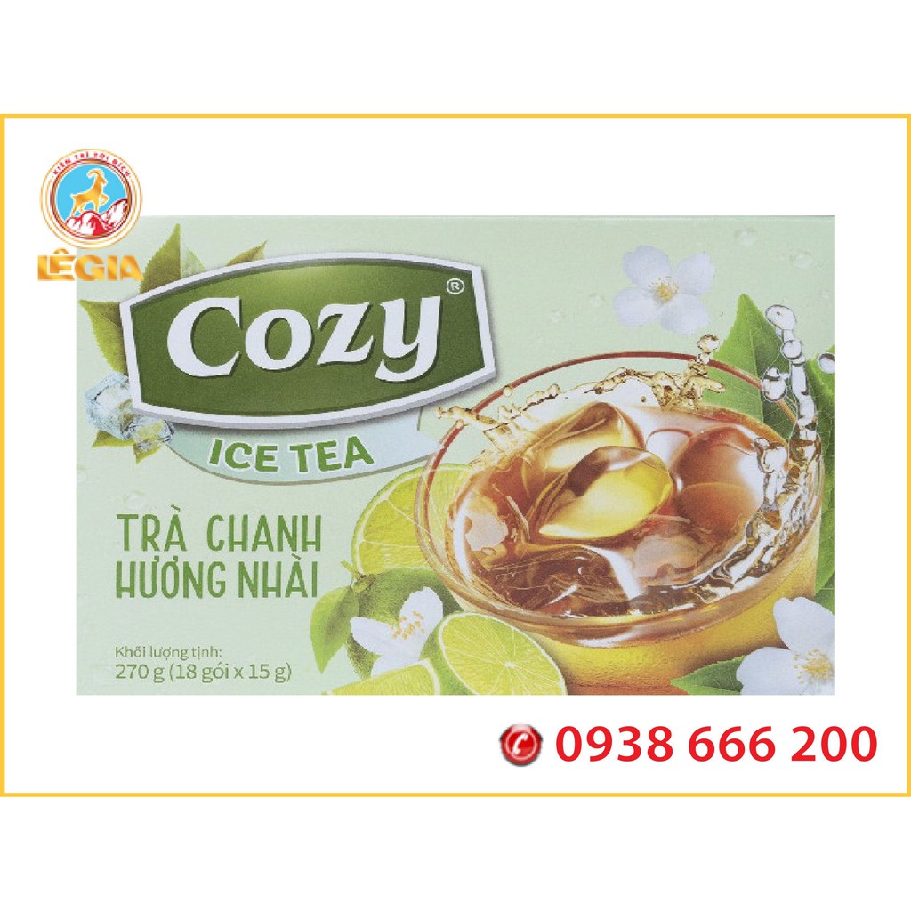Trà COZY Chanh Hương Nhài Hòa Tan 270G - COZY JASMINE LEMON ICE TEA