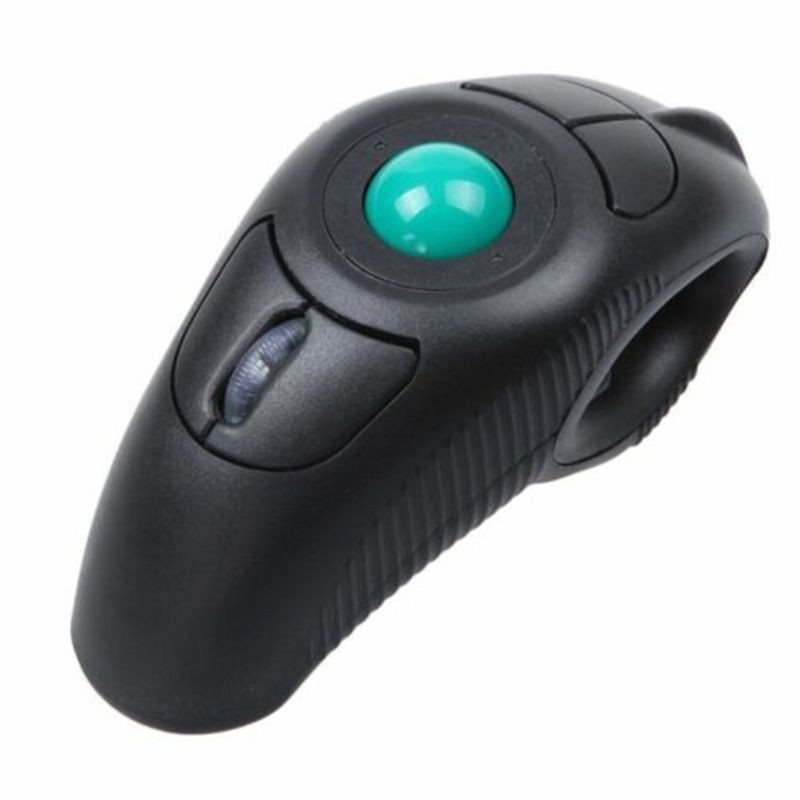 Star✨2.4G Wireless Trackball Mouse Mini Handheld Thumb-Cont