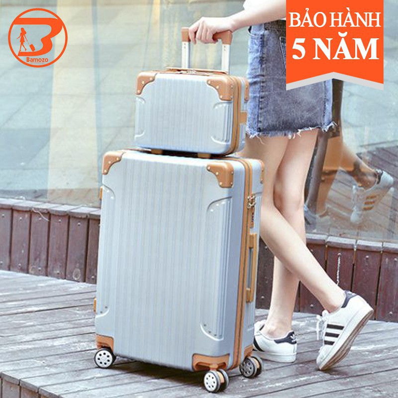 EE2 [Mã SOCVLT11 giảm 15% đơn 300K tối đa 60k] combo vali kéo du lịch Bamozo 8803 14inch+20inch/24in