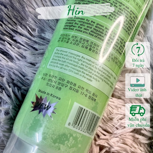 [DATE 2025] Muối tắm tẩy tế bào chết , tẩy vết thâm , trắng da trà xanh Hikato Hàn Quốc chính hãng  450g dùng cho Spa | BigBuy360 - bigbuy360.vn