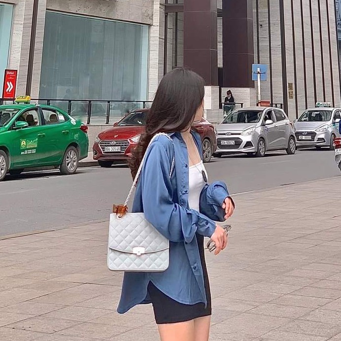 Áo sơ mi lụa nữ dài tay siêu mát, freesize, thiết kế T-Ju basic thanh lịch công sở (áo Linh Anh) | BigBuy360 - bigbuy360.vn