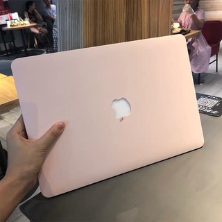 CASE ỐP MACBOOK MÀU HỒNG PASTEL(TẶNG KÈM NÚT BỊT BỤI+CHỐNG GÃY SẠC)