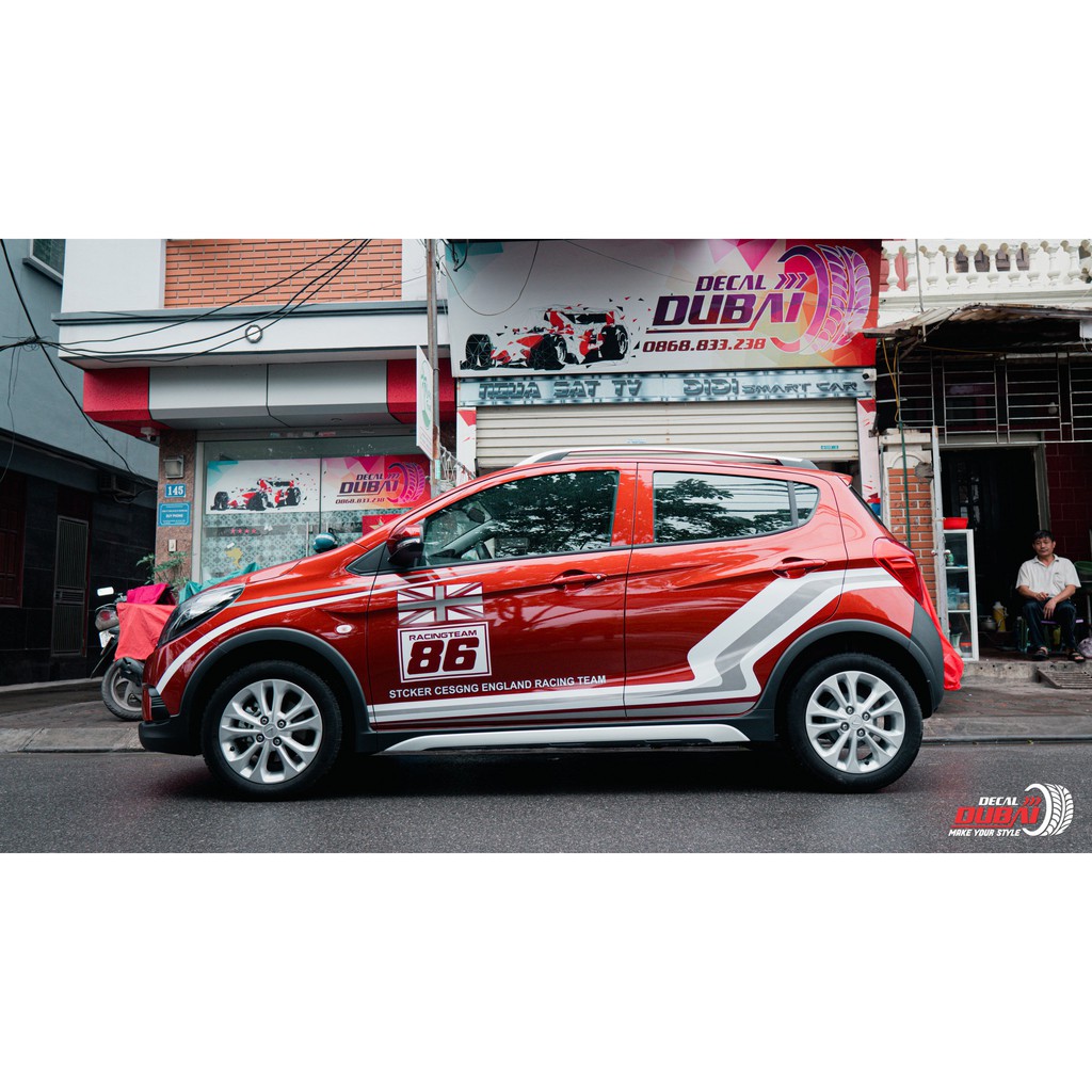 Tem sườn xe Fadil thể thao phong cách