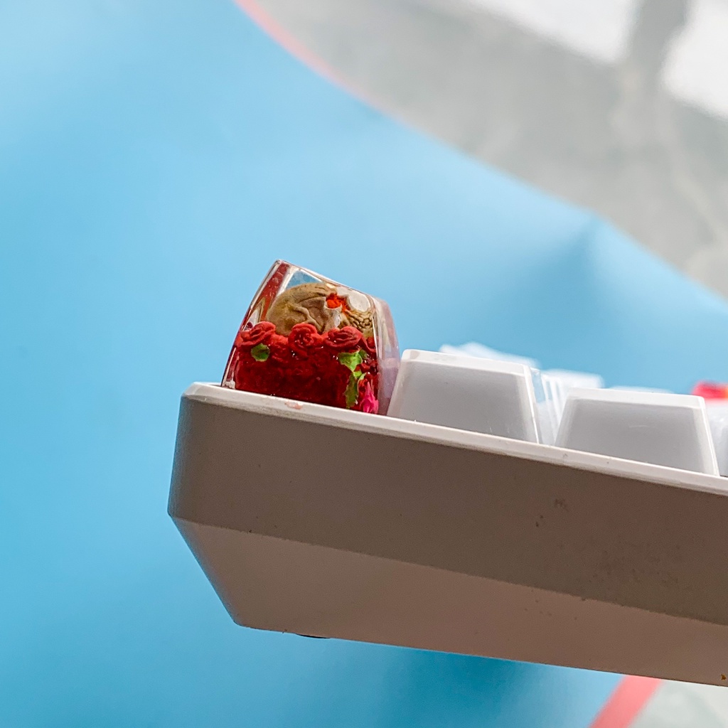 Nút bàn phím cơ máy tính hình đầu lâu - Artisan keycap - Skull Keycap - Resin keycaps