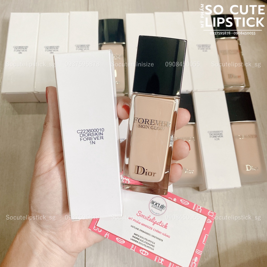 Kem Nền Diior Forever - 24h Wear - No Transfer - Concentrated Floral Skincare Bản Tester 20ml