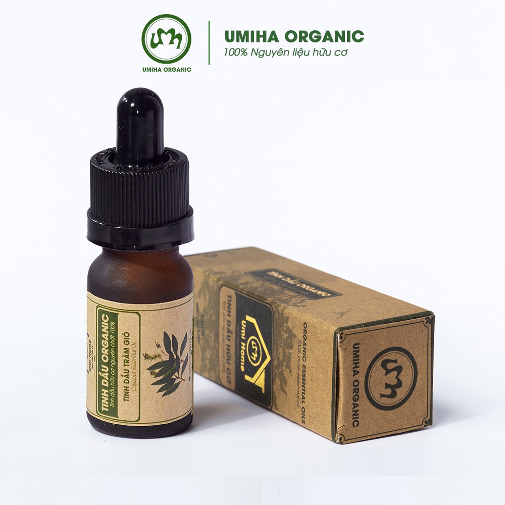 Tinh Dầu Tràm hữu cơ UMIHA ORGANIC nguyên chất 10ml xông tắm, bôi vết côn trùng cắn đốt cho Bé, Trẻ nhỏ và Sơ Sinh