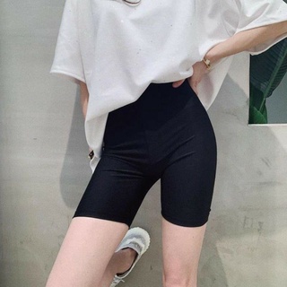 Quần legging lửng cạp cao, quần ngố thun borip, quần legging ngố cá tính